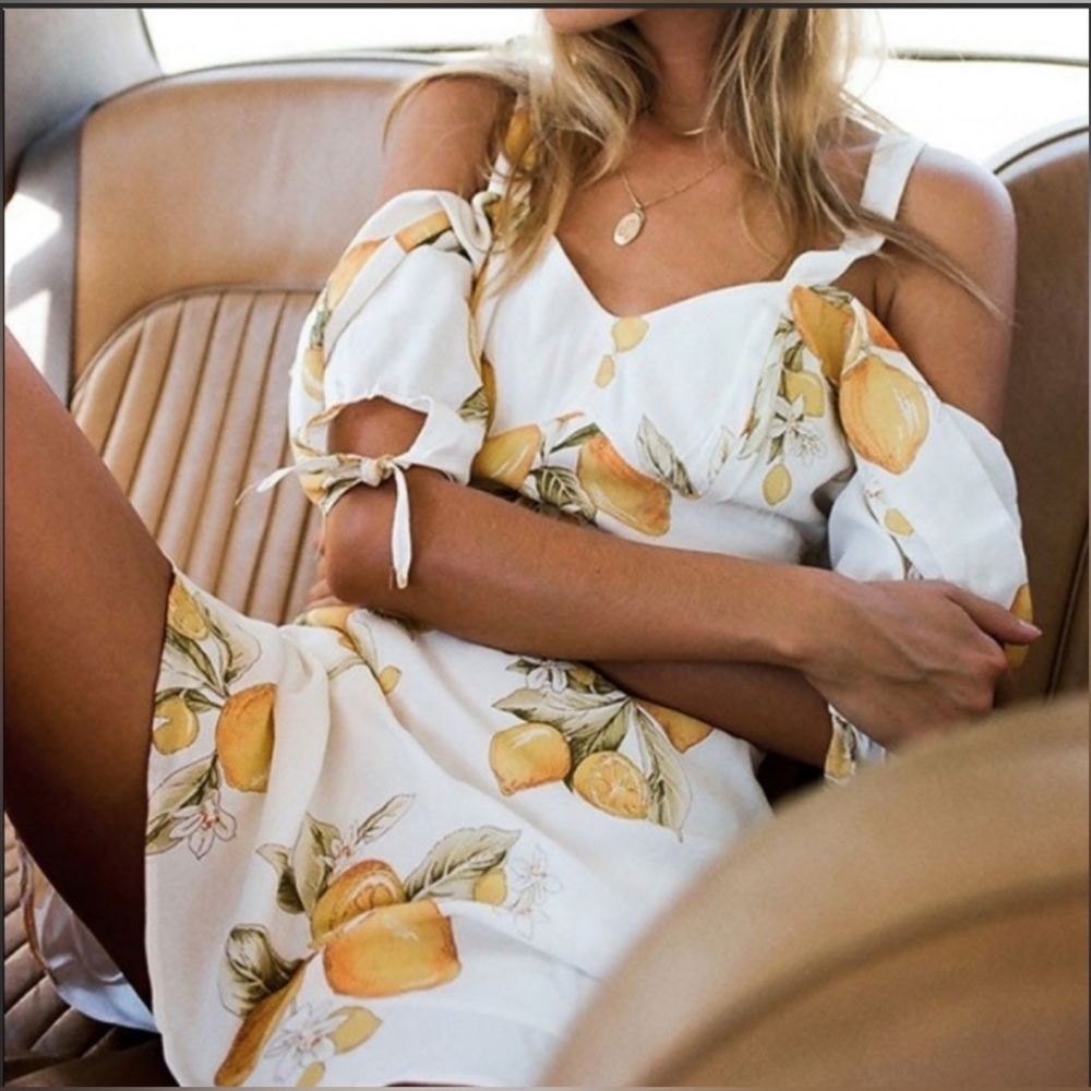 For Love and Lemons Limonada Dress - M